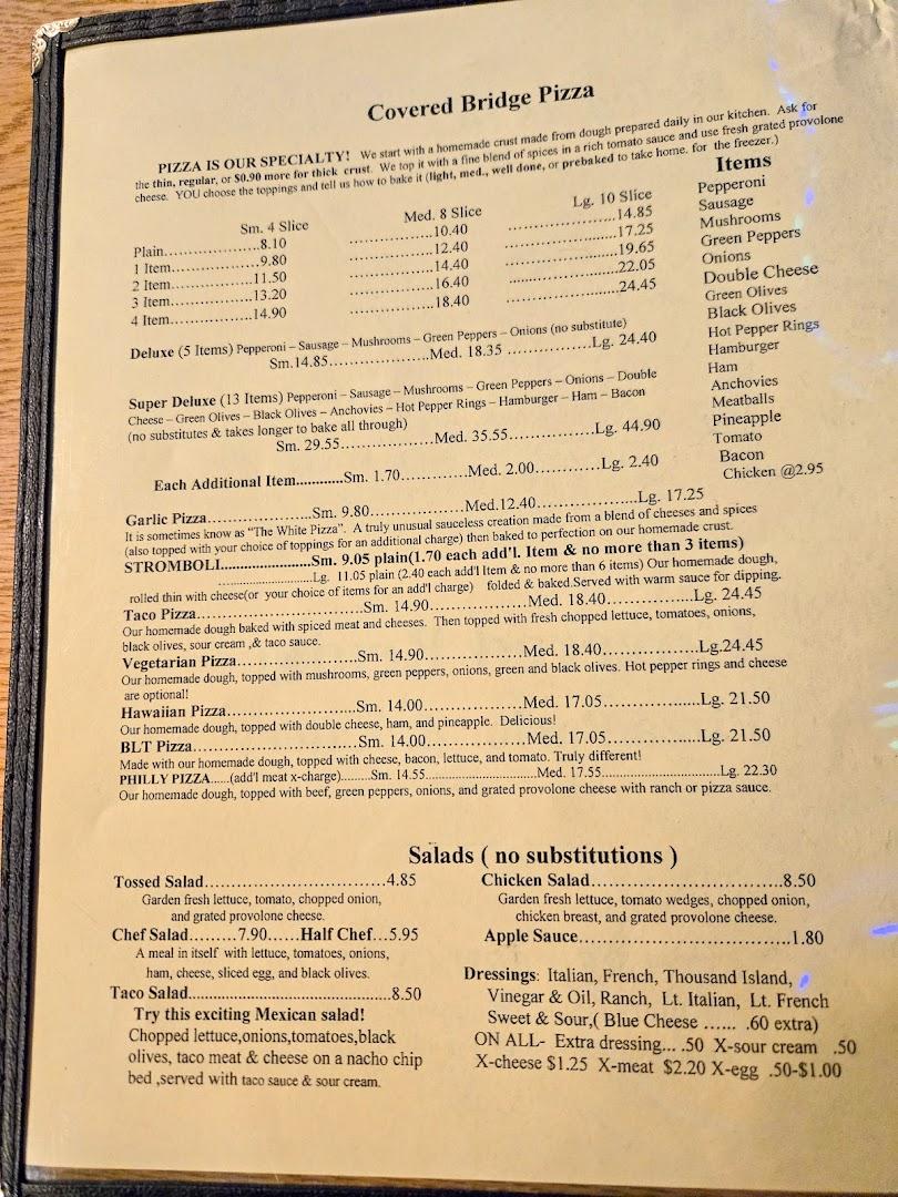 Covered Bridge Pizza Parlor