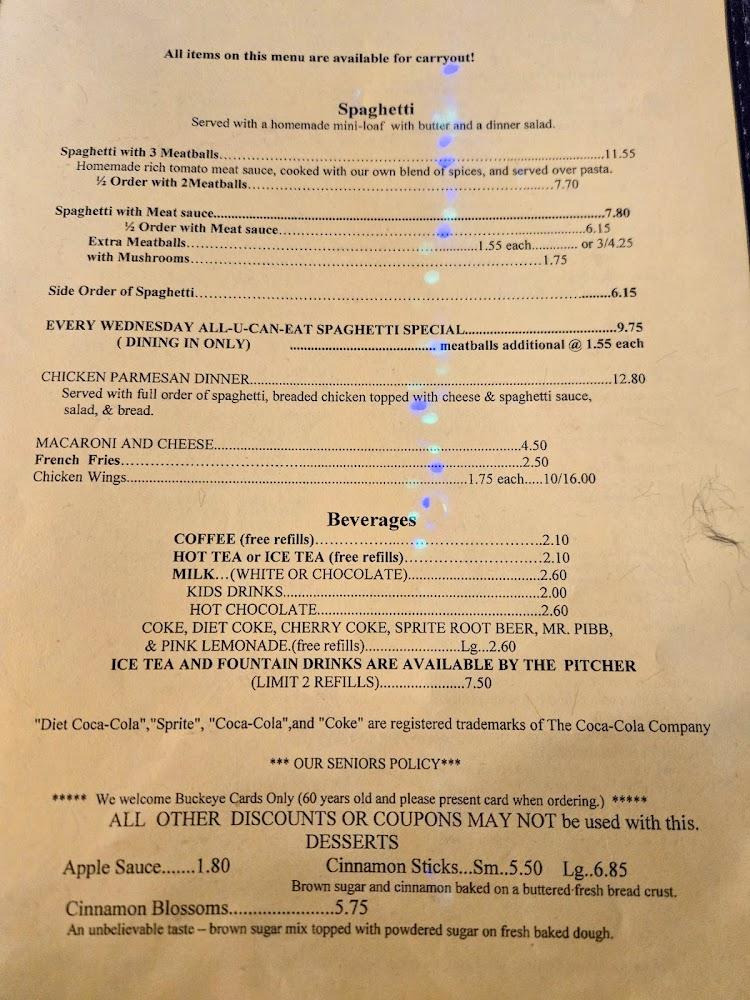Covered Bridge Pizza Parlor Menu image 2