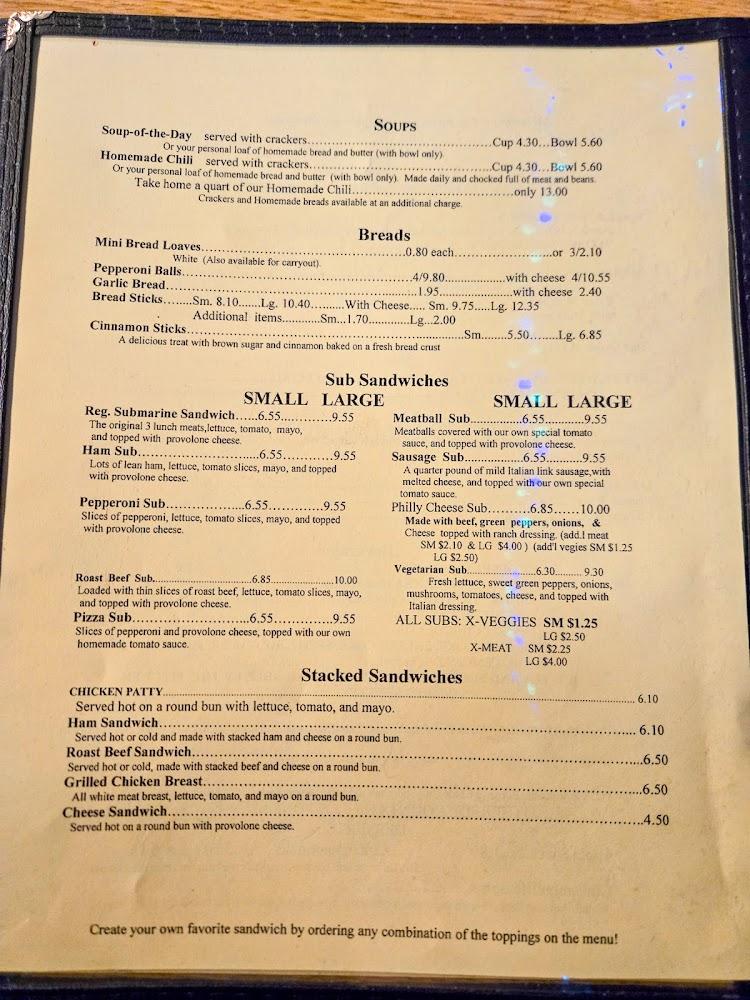 Covered Bridge Pizza Parlor Menu image 3
